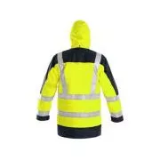 Herren Reflexjacke LONDON, 5in1, gelb-blau, Größe