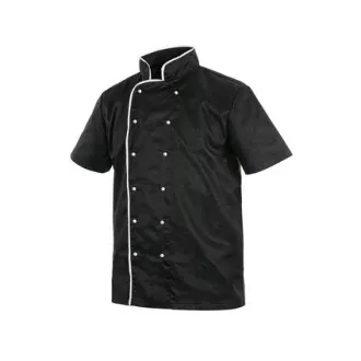Rondon CHEF mit kurzen Ärmeln, Herren, schwarz-weiß, Größe Rondon CHEF mit kurzen Ärmeln, Herren, schwarz-weiß, Größe