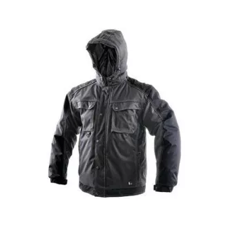 Jacke CXS IRVINE, Winter, Herren, grau-schwarz, Gr
