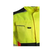 Bluse CXS BENSON Warning, Herren, gelb-schwarz, Gr. 48