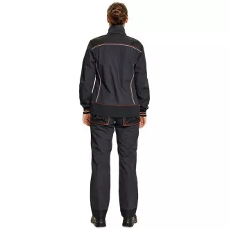 KNOXFIELD LADY Jacke anthrazit / rot KNOXFIELD LADY Jacke anthrazit / rot