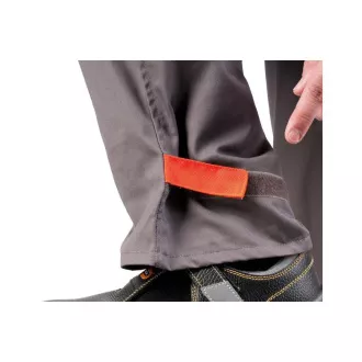 DESMAN Taillenhose grau / orange
