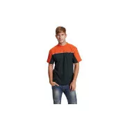 EMERTON T-Shirt schwarz / orange