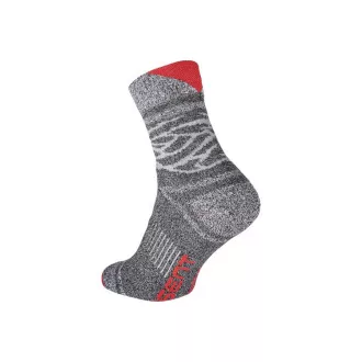 OWAKA Socken grau / rot Nr.4 OWAKA Socken grau / rot Nr.4