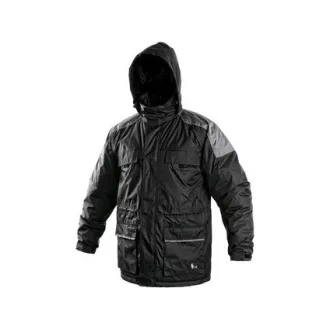 Herren Winterjacke FREMONT, schwarz-grau, Gr Herren Winterjacke FREMONT, schwarz-grau, Gr