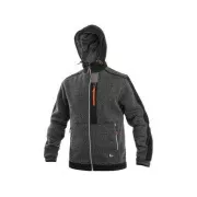 Jacke CXS INDIANAPOLIS, Herren, grau - schwarz - orange, Größe