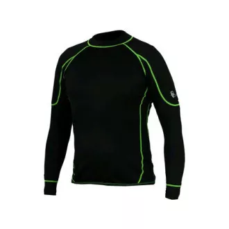 Herren Funktions-T-Shirt REWARD, dl. Ärmel, schwarz-grün, Gr Herren Funktions-T-Shirt REWARD, dl. Ärmel, schwarz-grün, Gr