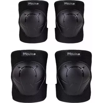 MOVINO Cariboo® Ellbogen- und Knieschoner-Set, schwarz