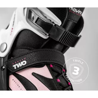 Rollschuhe Movino Cruzer Two, Rosa