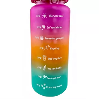 Motivations-Sportflasche 3in1, 2000 ml   900 ml   300 ml