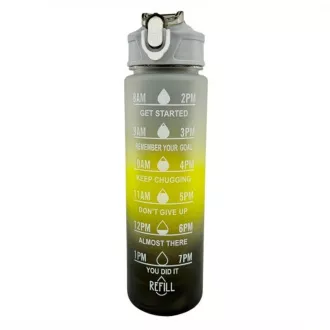 Motivations-Sportflasche 3in1, 2000 ml   900 ml   300 ml
