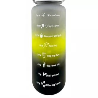 Motivations-Sportflasche 3in1, 2000 ml   900 ml   300 ml