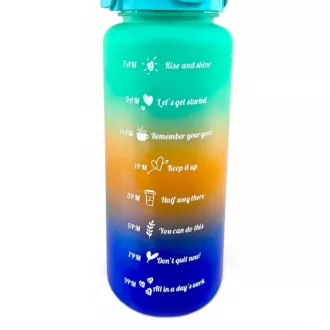 Motivations-Sportflasche 3in1, 2000 ml   900 ml   300 ml