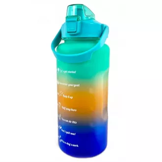 Motivations-Sportflasche 3in1, 2000 ml   900 ml   300 ml