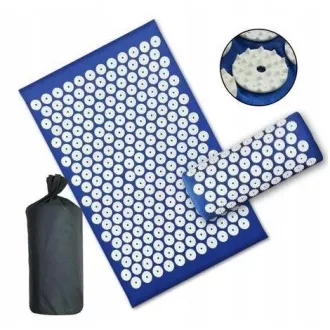 Akupressur PREMIUM Übungsmatte mit Kissen 67x42x2 cm Akupressur PREMIUM Übungsmatte mit Kissen 67x42x2 cm
