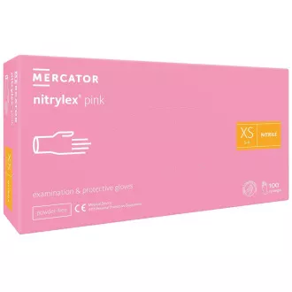 NITRYLEX PINK - Nitrilhandschuhe (puderfrei) rosa, 100 Stück