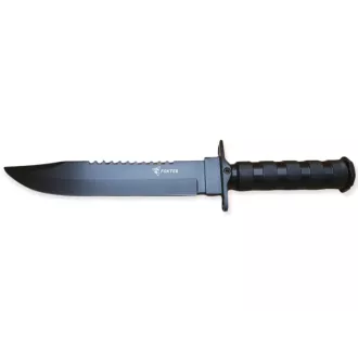 Taktisches Messer MILITARY FINKA SURVIVAL 35 cm schwarz/silber