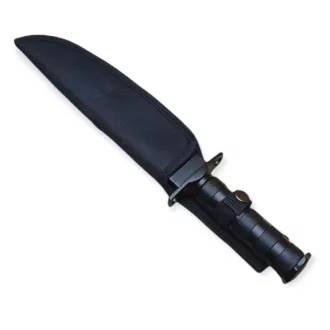 Taktisches Messer MILITARY FINKA SURVIVAL 35 cm schwarz/silber