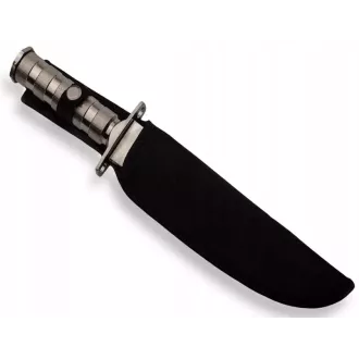 Taktisches Messer MILITARY FINKA SURVIVAL 35 cm schwarz/silber