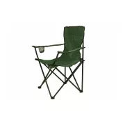 Camping-Klappstuhl, schwarz