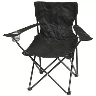 Camping-Klappstuhl, schwarz Camping-Klappstuhl, schwarz