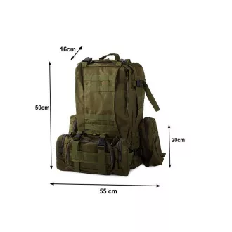 Lynx Tarnrucksack, militärisches Tarnmuster - 48,5 l
