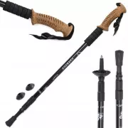 Nordic Walking-Trekkingstöcke mit ergonomischem Korkgriff, 135 cm, 2 Stück