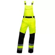 ARDON®SIGNAL  gelbe und schwarze reflektierende Hose mit Spitze | H5935/