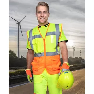 Mesh-Management-Weste ARDON®SIGNAL gelb-orange | H5928/5XL