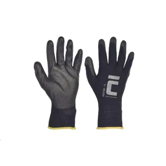 BUNTING BLACK Nylonhandschuhe. PU-Handfläche BUNTING BLACK Nylonhandschuhe. PU-Handfläche