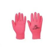 LOLLIPOP Nylonhandschuhe. Latex. Rosa