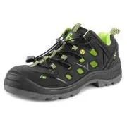 Sandalenschuhe CXS Universe Solar S1P ESD, schwarz-grün, Größe