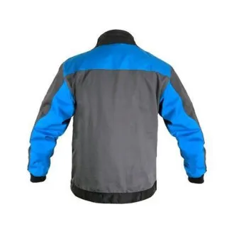 Bluse CXS PHOENIX PERSEUS, grau-blau, Größe