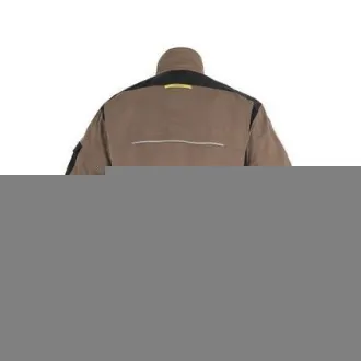 Bluse CXS STRETCH, Herren, beige-schwarz, Größe