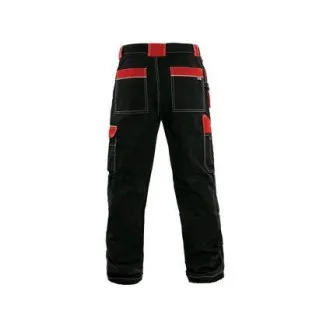 Taillenhose CXS ORION TEODOR, Herren, schwarz-rot, Größe