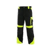 Taillenhose CXS SIRIUS BRIGHTON, 170-176cm, schwarz-gelb, Größe
