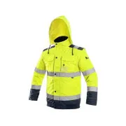 Jacke LUTON, Warnung, gelb-blau, Größe