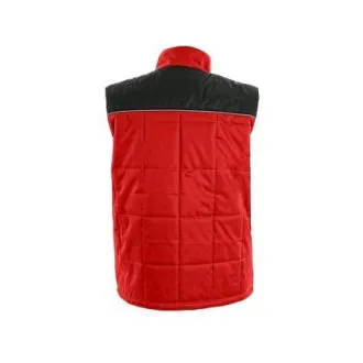Herren Winterweste SEATTLE, rot-schwarz, Größe Herren Winterweste SEATTLE, rot-schwarz, Größe