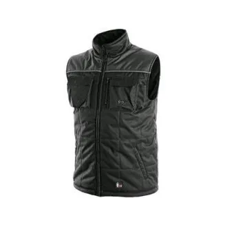 Herren Winterweste SEATTLE, schwarz-grau, Größe Herren Winterweste SEATTLE, schwarz-grau, Größe