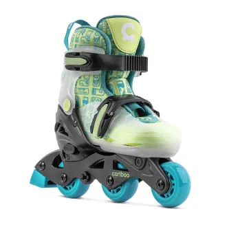 Kinder-Rollschuhe Cariboo Step One, blau-grün