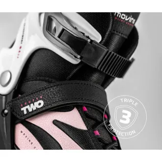 Rollschuhe Movino Cruzer Two, Rosa