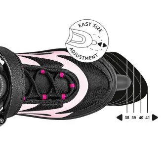Rollschuhe Movino Cruzer Two, Rosa