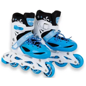 Rollschuhe 4in1 Enero KIDS - blau und weiß