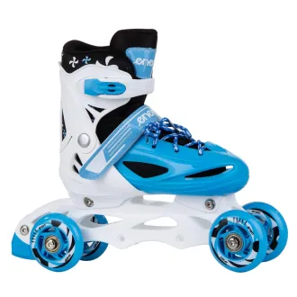Rollschuhe 4in1 Enero KIDS - blau und weiß