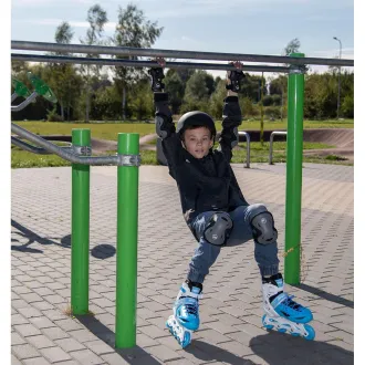 Rollschuhe 4in1 Enero KIDS - blau und weiß