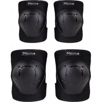MOVINO Cariboo® Ellbogen- und Knieschoner-Set, schwarz MOVINO Cariboo® Ellbogen- und Knieschoner-Set, schwarz