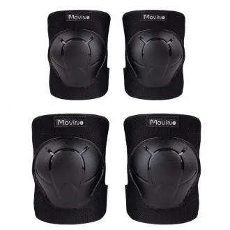 MOVINO Cariboo® Ellbogen- und Knieschoner-Set, schwarz MOVINO Cariboo® Ellbogen- und Knieschoner-Set, schwarz