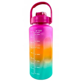Motivations-Sportflasche 3in1, 2000 ml   900 ml   300 ml