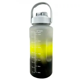 Motivations-Sportflasche 3in1, 2000 ml   900 ml   300 ml