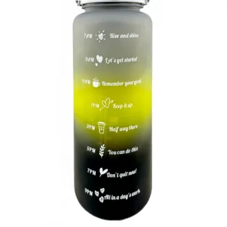 Motivations-Sportflasche 3in1, 2000 ml   900 ml   300 ml